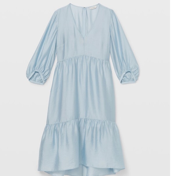 Worn once Club Monaco Easy Midi Tiered Dress - Picture 4 of 8